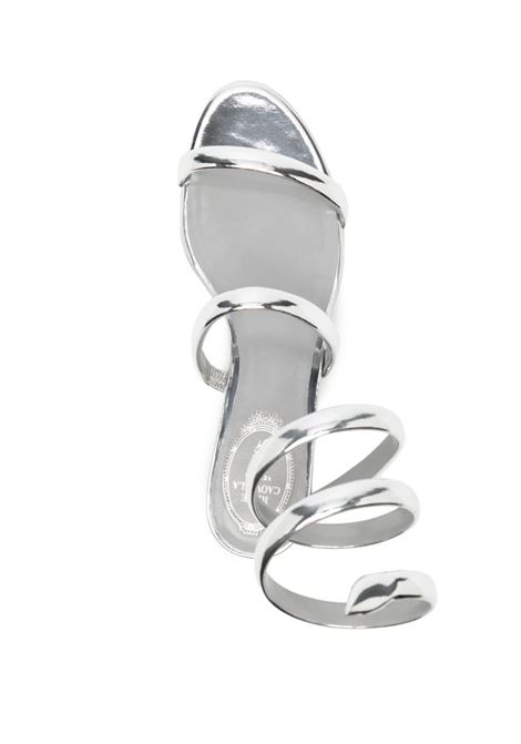 Silver uniper metallic-finish sandals René Caovilla - women RENE CAOVILLA | C118650100001L001